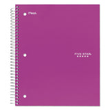 Wirebound Notebook, 1 Subject, Wide-legal Rule, Randomly Assorted Covers, 10.5 X 8, 100 Sheets, 6-pack