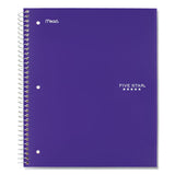 Wirebound Notebook, 5 Subjects, Wide-legal Rule, Randomly Assorted Color Covers, 10.5 X 8, 200 Sheets