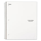 Wirebound Notebook, 1 Subject, Wide-legal Rule, Red Cover, 10.5 X 8, 100 Sheets