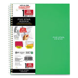 Wirebound Notebook, 1 Subject, Wide-legal Rule, Assorted Color Covers,10.5 X 8, 100 Sheets