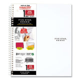Wirebound Notebook, 1 Subject, Wide-legal Rule, Assorted Color Covers,10.5 X 8, 100 Sheets
