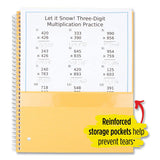 Wirebound Notebook, 1 Subject, Wide-legal Rule, Assorted Color Covers,10.5 X 8, 100 Sheets