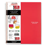 Wirebound Notebook, 1 Subject, Wide-legal Rule, Assorted Color Covers,10.5 X 8, 100 Sheets
