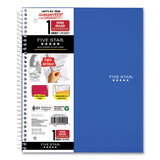 Wirebound Notebook, 1 Subject, Wide-legal Rule, Assorted Color Covers,10.5 X 8, 100 Sheets