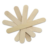 Sterile Tongue Depressors, Wood, 6" Long, 100-box