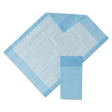 Protection Plus Disposable Underpads, 17" X 24", Blue, 25-bag