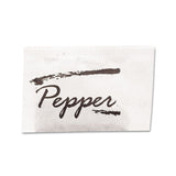 Pepper Packets, 0.1 Grams, 3,000-carton