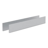 Medina Series Conference Table Modesty Panels, 82 1-2 X 5-8 X 11 4-5, Gray Steel