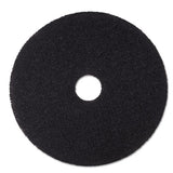 Low-speed Stripper Floor Pad 7200, 15" Diameter, Black, 5-carton