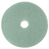 Burnish Floor Pad 3100, 20" Diameter, Aqua, 5-carton