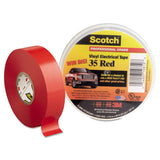 Scotch 35 Vinyl Electrical Color Coding Tape, 3" Core, 0.75" X 66 Ft, White