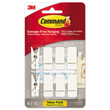Spring Hook, 1 1-8w X 3-4d X 3h, White, 1 Hook-pack