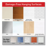 Poster Strips, Small, 0.63" X 1.75", White, 104-pack