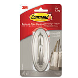 Decorative Hooks, Traditional, Large, 1 Hook And 2 Strips-pack