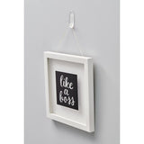 Clear Hooks And Strips, Plastic, Medium, 6 Hooks And 12 Strips-pack