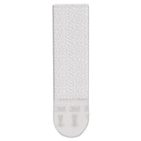 Picture Hanging Strips, Removable, 0.75" X 2.75", White, 3 Pairs-pack