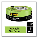 Rough Surface Extra Strength Painter's Tape, 3" Core, 1.41" X 60.1 Yds, Green