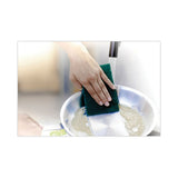 Heavy-duty Scouring Pad, 3.8 X 6, Green, 5-carton