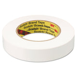 Printable Flatback Paper Tape, 3" Core, 0.75" X 60 Yds, White