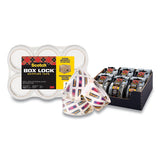 Box Lock Shipping Packaging Tape, 3" Core, 1.88" X 54.6 Yds, Clear, 6-pack