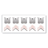Claw Drywall Picture Hanger, Holds 15 Lbs, 5 Hooks And 5 Spot Markers, Stainless Steel
