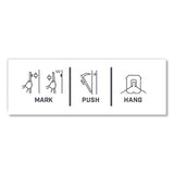Claw Drywall Picture Hanger, Holds 15 Lbs, 5 Hooks And 5 Spot Markers, Stainless Steel