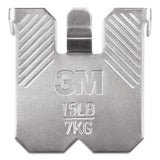 Claw Drywall Picture Hanger, Holds 15 Lbs, 5 Hooks And 5 Spot Markers, Stainless Steel