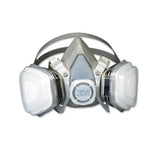 Dual Cartridge Respirator Assembly 52p71, Organic Vapor-p95, Medium