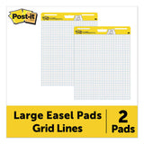 Vertical-orientation Self-stick Easel Pads, Wide Ruled, 25 X 30, White, 30 Sheets-pad, 6 Pads-pack