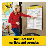 Vertical-orientation Self-stick Easel Pads, Wide Ruled, 25 X 30, White, 30 Sheets-pad, 6 Pads-pack