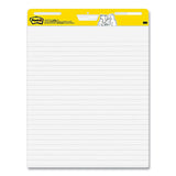 Vertical-orientation Self-stick Easel Pads, Wide Ruled, 25 X 30, White, 30 Sheets-pad, 6 Pads-pack