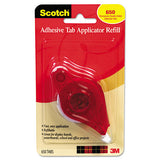 Adhesive Dot Roller Refill, 0.3" X 49 Ft, Dries Clear