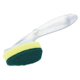 Heavy-duty Soap-dispensing Dishwand, 2 1-2" X 9 1-2", Yellow-green