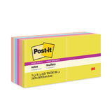 Note Pads In Summer Joy Collection Colors, 3" X 3", Summer Joy Collection Colors, 90 Sheets-pad, 12 Pads-pack