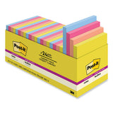Note Pads In Summer Joy Collection Colors, 3" X 3", Summer Joy Collection Colors, 70 Sheets-pad, 24 Pads-pack