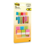 Standard And Arrow Flag Combo Pack, 0.47" And 0.94", Assorted Colors, 320-pack
