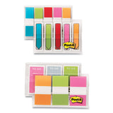Standard And Arrow Flag Combo Pack, 0.47" And 0.94", Assorted Colors, 320-pack