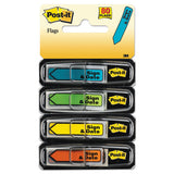 Arrow Message 1-2" Page Flags, Sign & Date, 4 Primary Colors, 20-disp, 4 Disp-pk