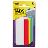 2" And 3" Tabs, 1-3-cut Tabs, Assorted Colors, 3" Wide, 24-pack
