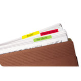2" And 3" Tabs, 1-5-cut Tabs, Assorted Colors, 2" Wide, 24-pack