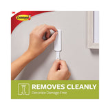 Sawtooth Picture Hanger Value Pack, Large, Plastic, White, 5 Lb Capacity, 3 Hooks And 6 Strips-pack
