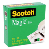 Magic Tape Refill, 1" Core, 0.75" X 83.33 Ft, Clear