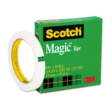 Magic Tape Refill, 3" Core, 0.75" X 72 Yds, Clear