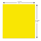 Big Notes, 11 X 11, Yellow, 30 Sheets
