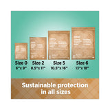 Curbside Recyclable Padded Mailer, #2, Self-adhesive Closure, 11.25 X 12, Natural Kraft, 25-carton