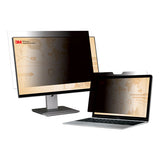 Frameless Blackout Privacy Filter For 27" Widescreen Monitor, 16:9 Aspect Ratio