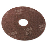 Surface Preparation Pad, 13" Diameter, Maroon, 10-carton