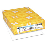 Classic Crest Stationery, 93 Bright, 24 Lb, 8.5 X 11, Avon White, 500-ream