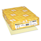 Classic Laid Stationery, 93 Bright, 24 Lb, 8.5 X 11, Avon White, 500-ream
