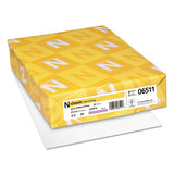 Classic Laid Stationery, 93 Bright, 24 Lb, 8.5 X 11, Avon White, 500-ream